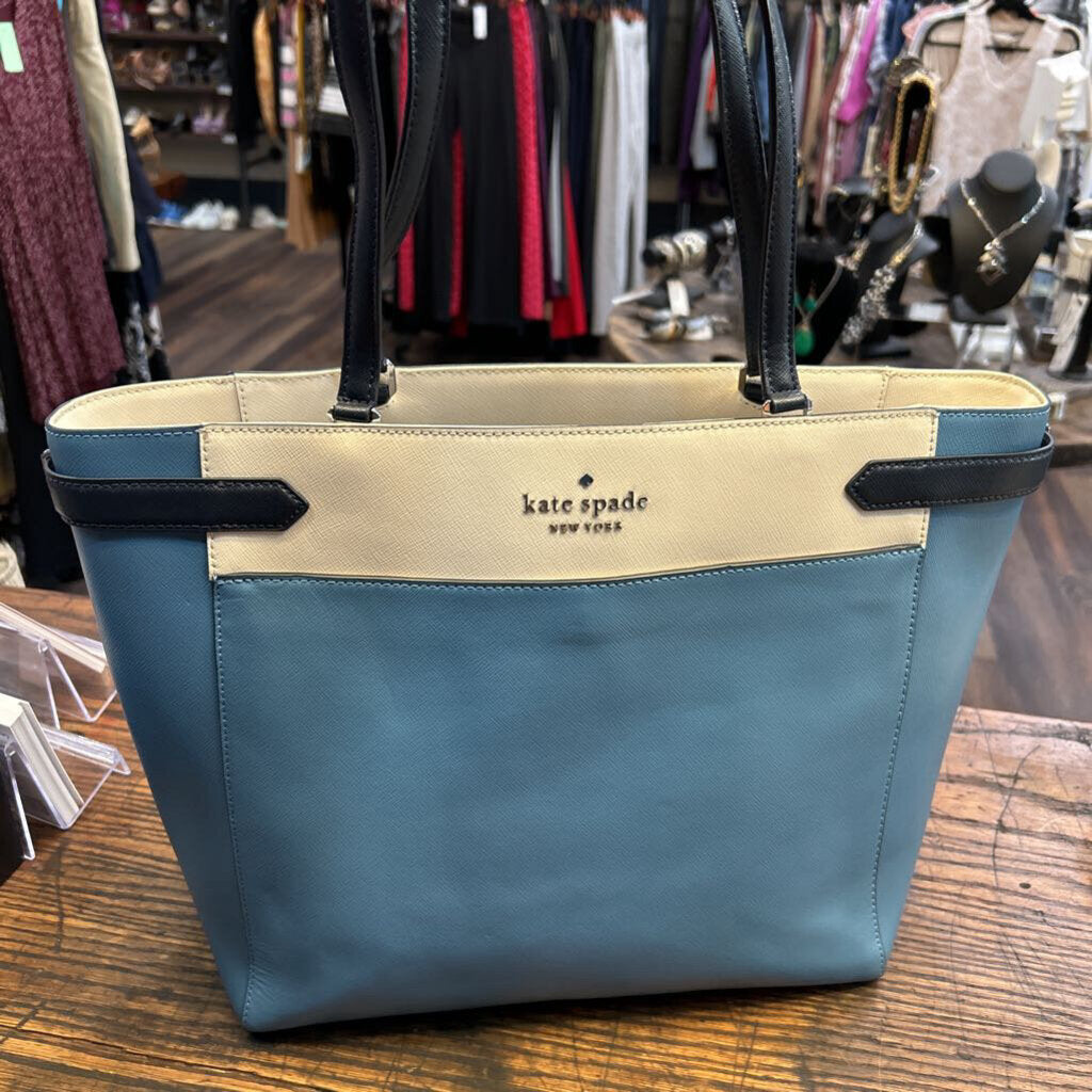 KATE SPADE STACI COLORBLOCK LAPTOP TOTE