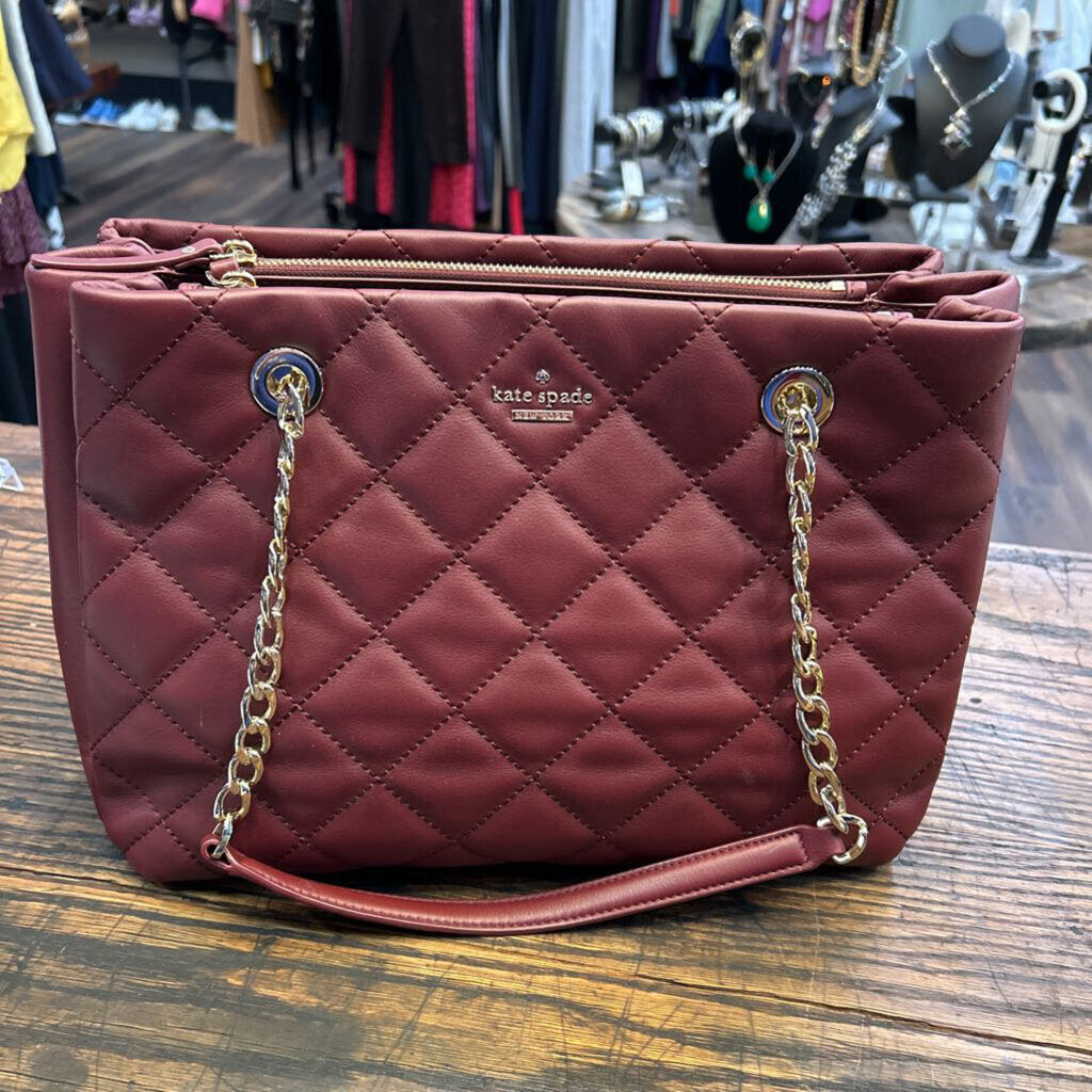 MICHAEL KORS SUSANNAH QUILTED LEATHER