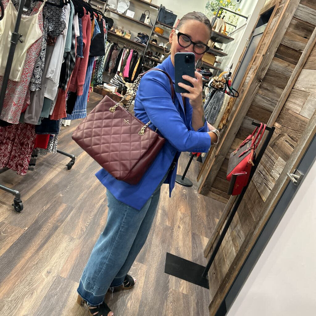 MICHAEL KORS SUSANNAH QUILTED LEATHER