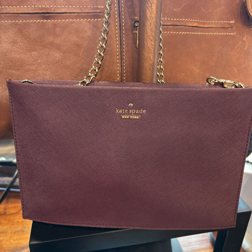 KATE SPADE IVY STREET AMY CROSSBODY IN MERLOT