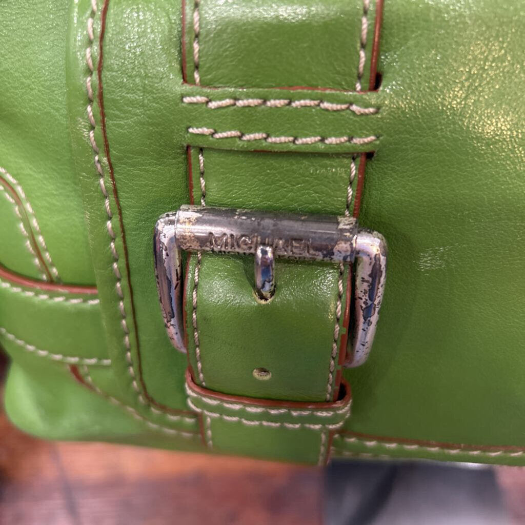 MICHAEL KORS VINTAGE BUCKLE SATCHEL