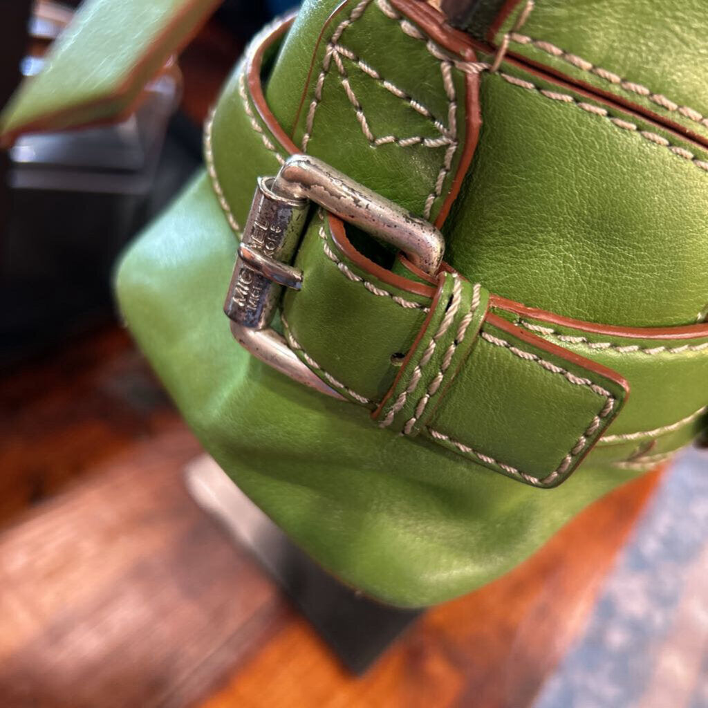 MICHAEL KORS VINTAGE BUCKLE SATCHEL